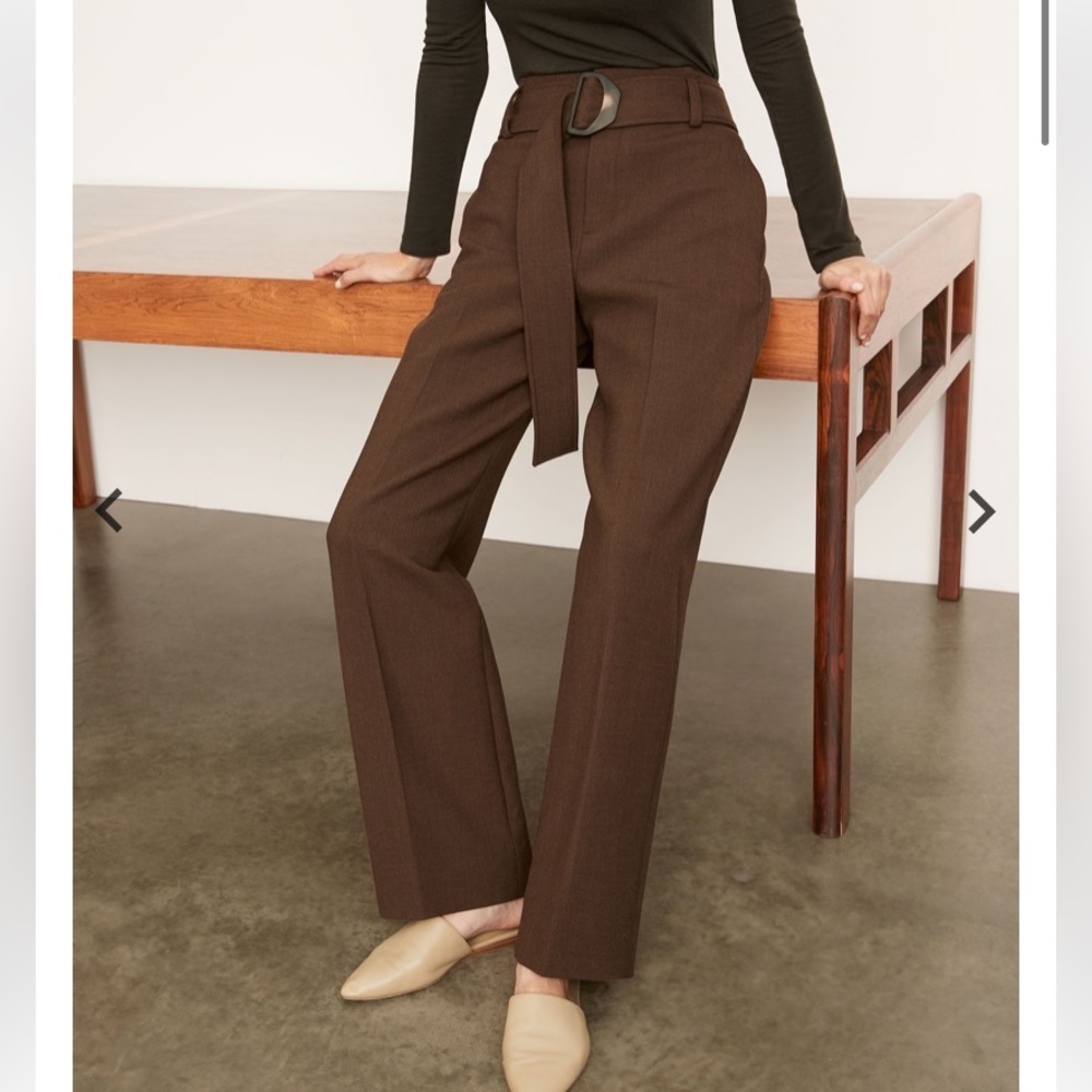 Vince NWT Sculpted wide leg pant - 0 - Dark Almond
